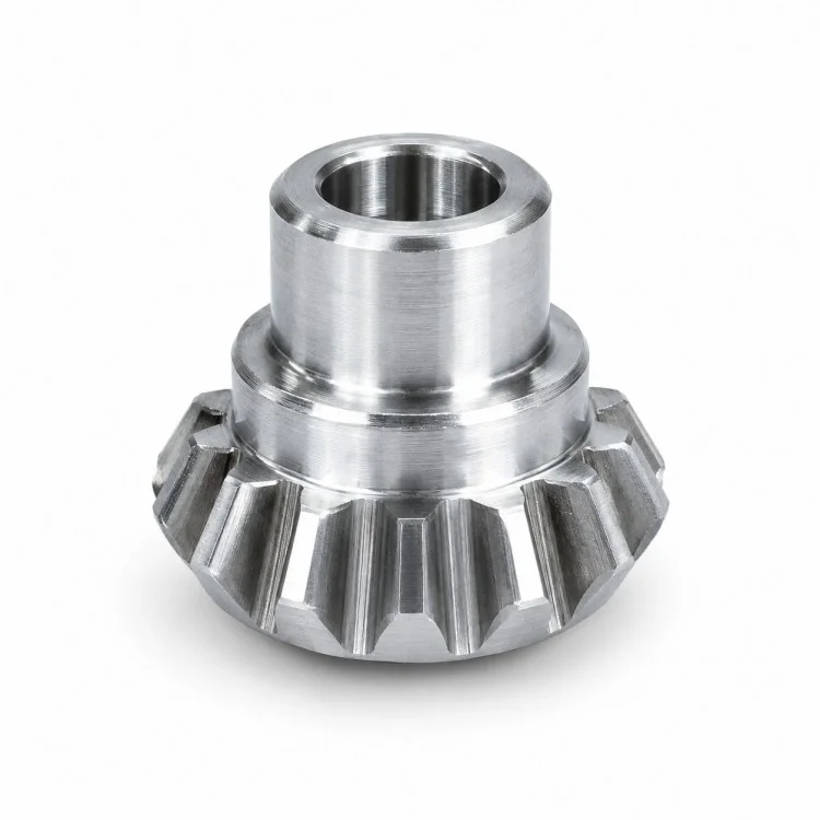 স্পষ্টতা CNC মেশিন হাব সঙ্গে সোজা বেভেল গিয়ার
